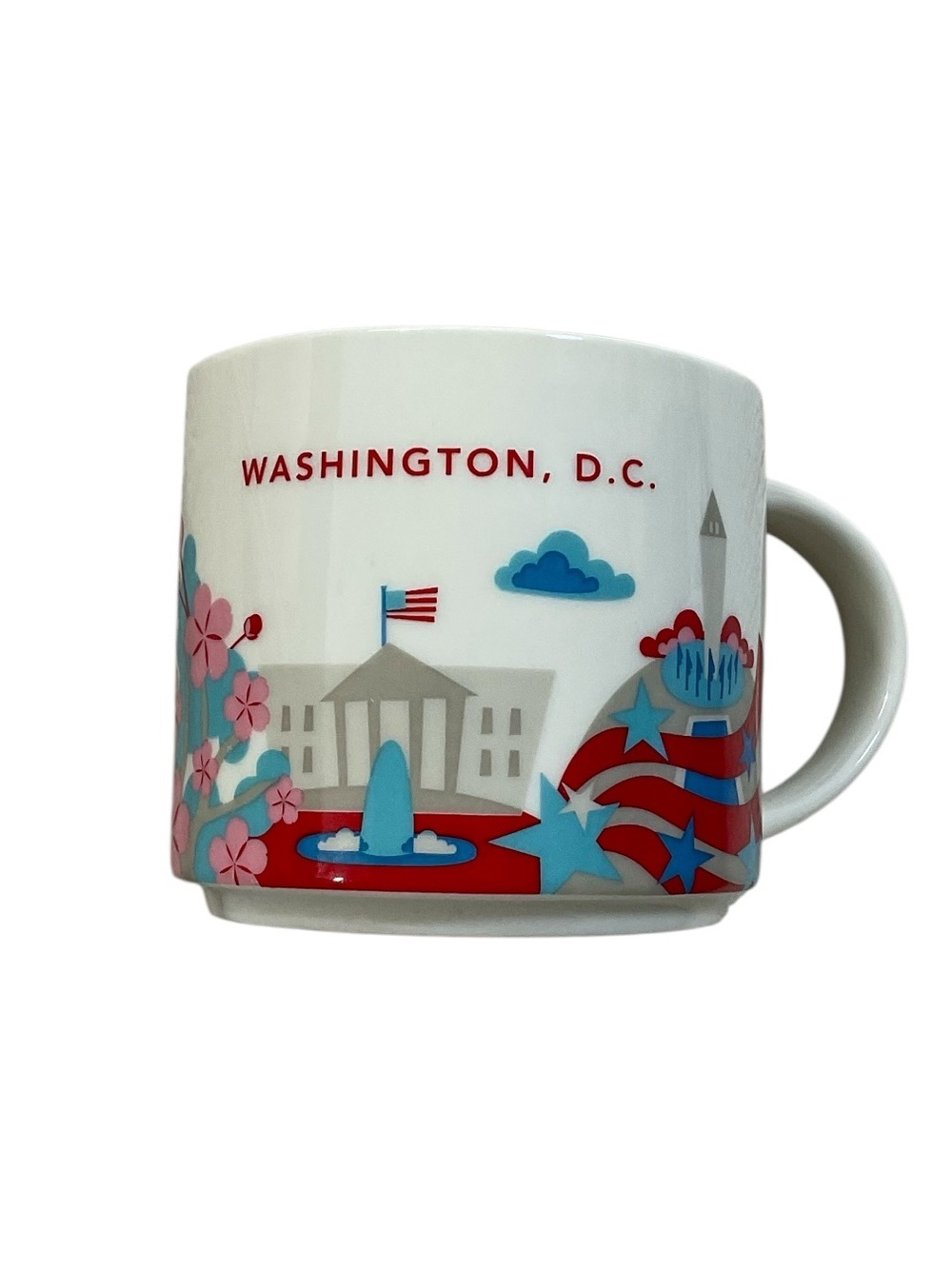 2013 Starbucks Washington DC You Are Here Collection Mug 14 oz Coffee Cup
